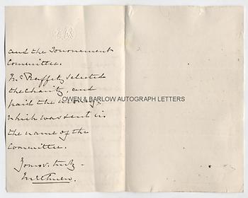 HERBERT KITCHENER (1850-1916) Autograph Letter Signed
