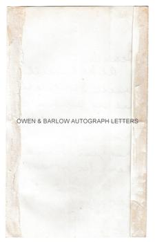 ARTHUR CAYLEY (1821-1895) Autograph Letter Signed