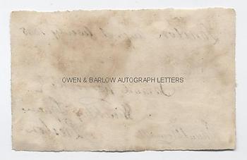 DANIEL O'CONNELL (1775-1847) Autograph Envelope Signed