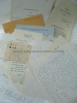 CYRIL BURT (1883-1971) A small archive of autograph letters and signed papers