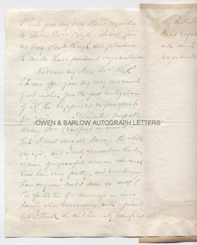 ELIZABETH BLACKWELL (1821-1910) Autograph Letter Signed