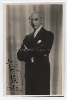 LEFF POUISHNOFF (1891-1959) Photograph Signed