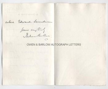 REDVERS BULLER V.C. (1839-1908) Autograph Letter Signed