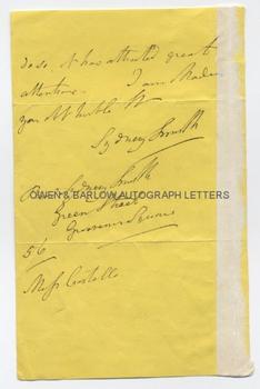 SYDNEY SMITH (1771-1845) Autograph Letter Signed
