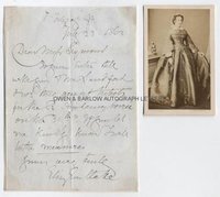 ELIZABETH EASTLAKE nee RIGBY (1809-1893) Autograph Letter Signed