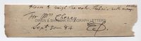 ERASMUS DARWIN (1731-1802) Autograph Signature