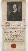 GEORGE CANNING (1770-1827) Autograph Letter Front Signed