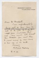 RUDYARD KIPLING (1865-1936) Autograph Letter Signed